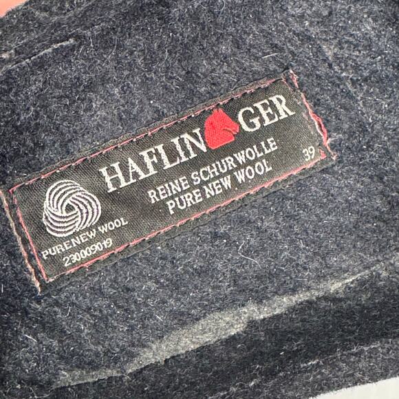 HAFLINGER GZB Felt Wool Clogs Women's 8.5/EU 39 Leather Buckle Comfort Granola - Picture 9 of 11